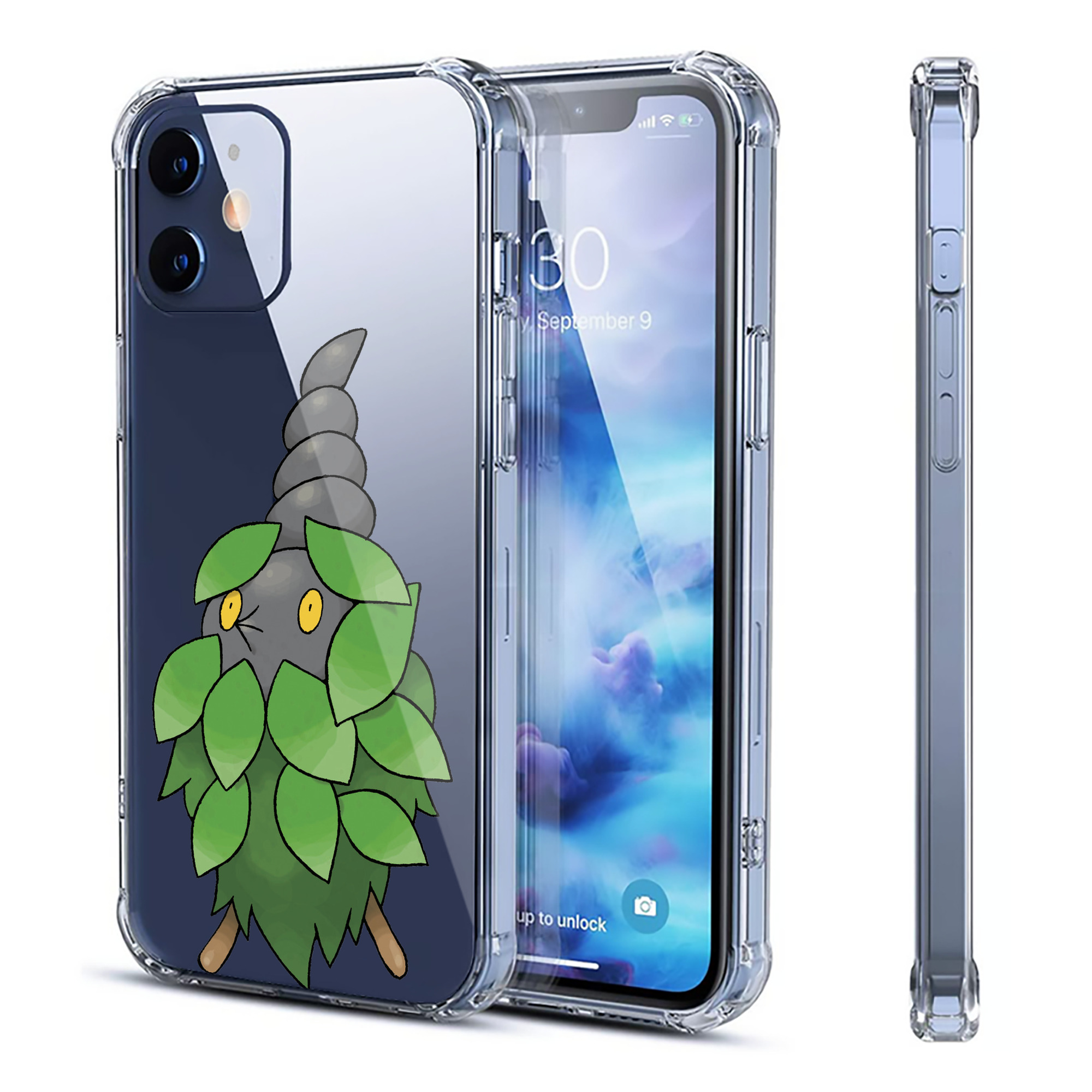 （画像用） ポケットモンスター Pokémon 【iPhone 12シリーズ対応】透明スマホケース（クリアソフトケース）
